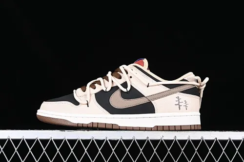 All Categories Nk SB Dunk Series Nk SB Dunk Low Low-top Sneakers Nk SB Dunk Low "Mars Stone" Mocha Brown SB Smashed Backboard Fashion Casual Sneakers DR9704-200